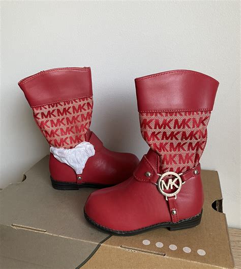 kids michael kors boots|women kids wearing mk boots.